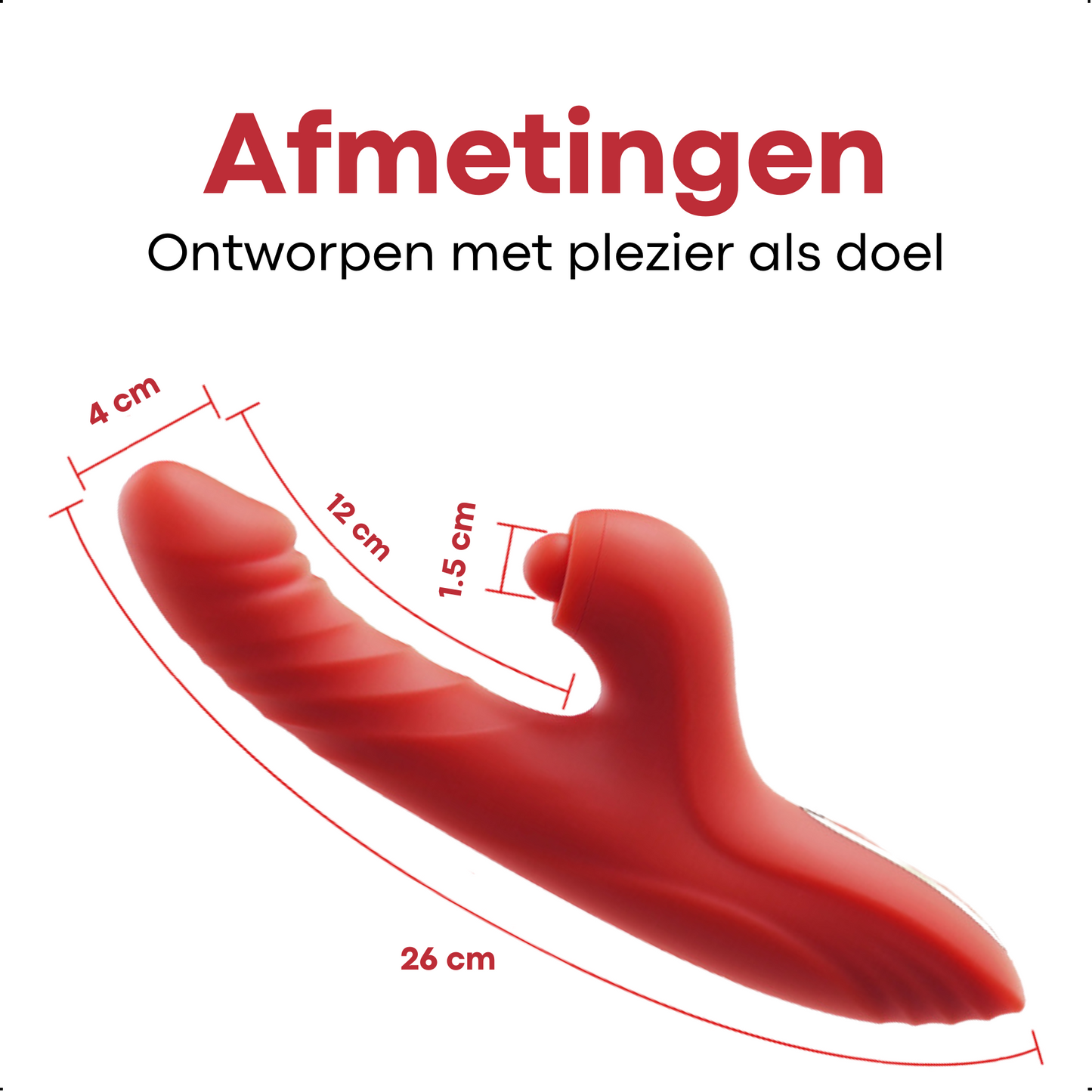 Rabbit Vibrator - Stotende Clitoris & G-Spot Stimulator