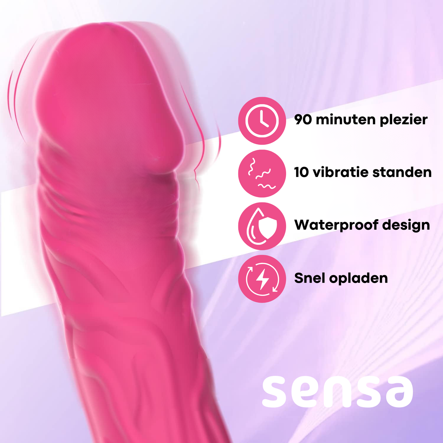 Roze Vibrator - G-Spot en Clitoris Stimulator
