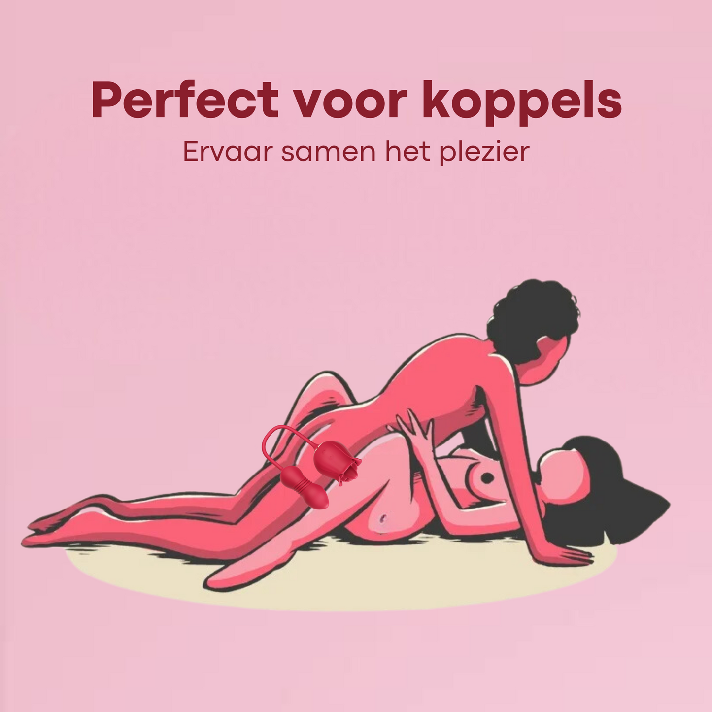 3 in 1 Roos Vibrator - Bef, G-Spot & Clitoris Stimulator